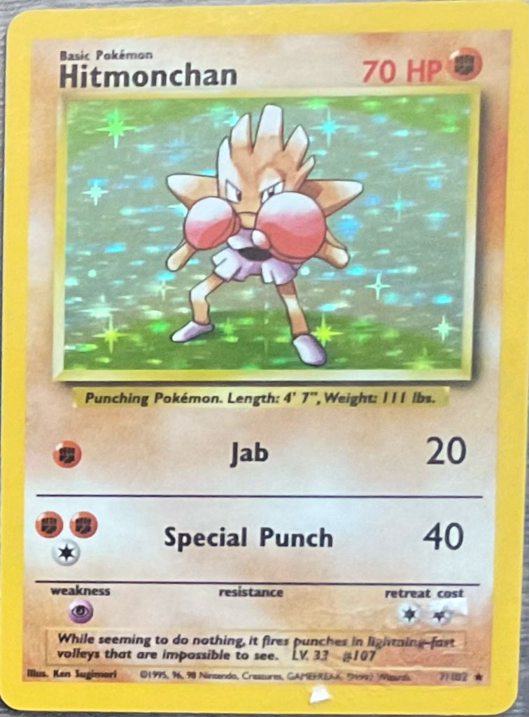 Hitmonchan Pokèmon Card